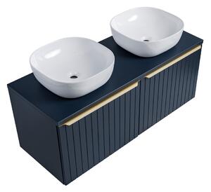 Koupelnová skříňka s umyvadlem a deskou SANTA FE Blue DU120/1 | 120 cm