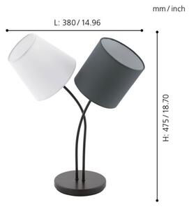 Eglo 95194 - Stolní lampa ALMEIDA 2xE14/40W/230V