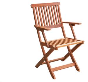 Židle OK ZAHRADY MARCELA rozkládací s područkami - vystavený kus