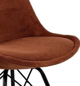 Jídelní židle oranžová 85,5 × 48,5 × 54 cm ACTONA