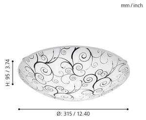 Eglo 96117 - LED stropní svítidlo MARGITTA 1 LED/11W/230V