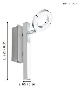 Eglo 96178 - Bodové svítidlo CARDILLIO LED/3,2W + LED/2,2/230V