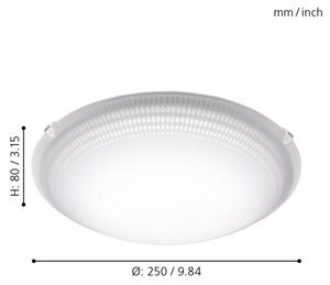 Eglo 95672 - LED stropní svítidlo MARGITTA 1 LED/8,2W/230V