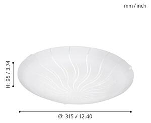 Eglo 96111 - LED stropní svítidlo MARGITTA 1 LED/11W/230V