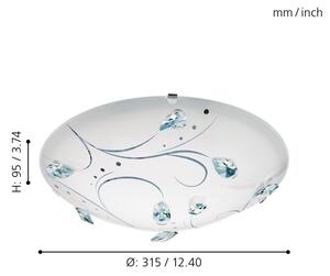 Eglo 95689 - LED stropní svítidlo SORRENTA 1 LED/16W/230V