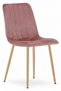 ModernHOME Sada moderních židlí LAVA, 4 ks. růžový