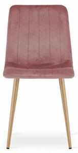 ModernHOME Sada moderních židlí LAVA, 4 ks. růžový