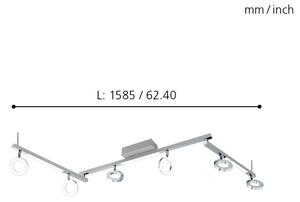 Eglo 96183 - Bodové svítidlo CARDILLIO 1 6xLED/3,2W + 3xLED/3,3/230V