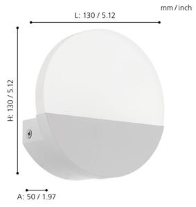 Eglo 96039 - LED nástěnné svítidlo METRASS 1 LED/4,5W/230V