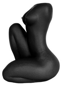 PRESENT TIME Květináč Sitting Lady černý 22 x 37 cm