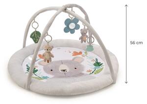 KINDERKRAFT - Dětská hrací deka COZYPLAY šedá