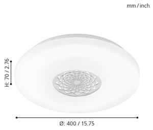 Eglo 96026 - LED stropní svítidlo CAPASSO 1 LED/24W/230V