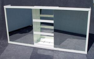 Slovarm Ostatní Zrcadlová skříňka třídílná (galerka) - bílá, plast - 640104