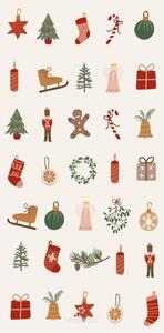 Ib Laursen Papírové ubrousky My Nostalgic Christmas - 16 ks IBL364