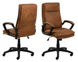 ACTONA Kancelářská židle Brad hnědá 115 × 67 × 69,5 cm