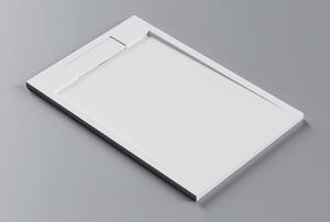 Shower tray PB3084 - mineral cast - white matt - 120x80x3,5 cm