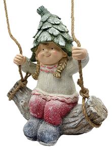 Holčička na houpačce lístková čapka 41 x 36 cmProdex MN2105013A16