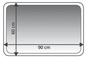 Ridder CHIC 7104301 Protiskluzová koupelnová předložka 60 x 90 cm- bílá