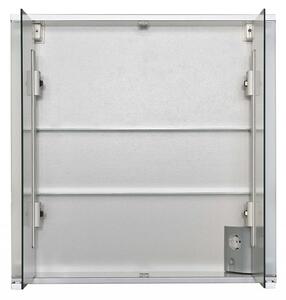 Jokey MARNO Zrcadlová skříňka (galerka) - bílá, pohledové hrany šedé