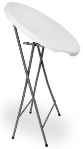 ViaDomo Via Domo - Cateringový stolek Tommaso - bílá - 80x110 cm
