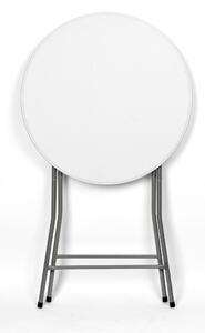 ViaDomo Via Domo - Cateringový stolek Tommaso - bílá - 80x110 cm