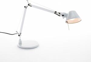 Artemide 0011820A Tolomeo Micro tavolo, leskle bílá stolní lampa, 1x6W LED E14, 45+37cm