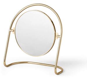 Audo Copenhagen Stolní zrcadlo Nimbus, polished brass
