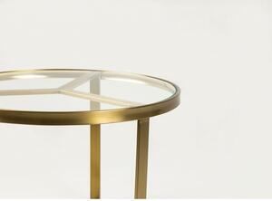Hector Konferenční stolek Lea zlatý