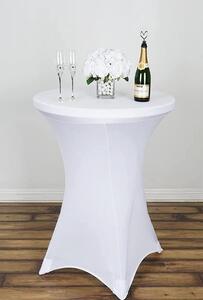 ViaDomo Via Domo - Potah na cateringový stolek Cristiano - bílá - 80x110 cm