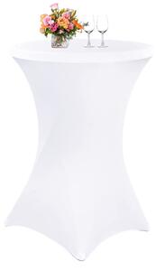 ViaDomo Via Domo - Potah na cateringový stolek Cristiano - bílá - 80x110 cm