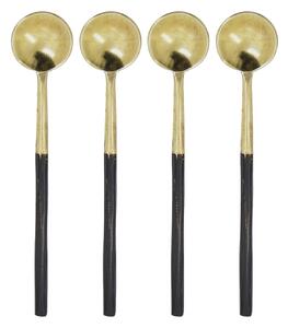 Lžička Antique Brass – set 4 ks