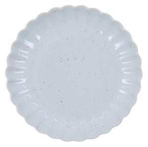 Dezertní talíř Scallop Light Blue