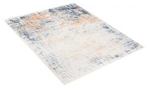 Makro Abra Kusový koberec MIA 5147A Moderní abstraktní krémový modrý Rozměr: 120x170 cm