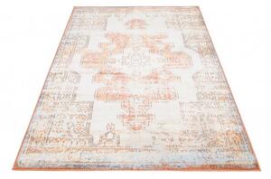 Makro Abra Kusový koberec MIA 5148A Klasický moderní krémový hnědý Rozměr: 140x200 cm