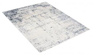 Makro Abra Kusový koberec MIA 5217A Abstraktní moderní krémový modrý Rozměr: 80x150 cm