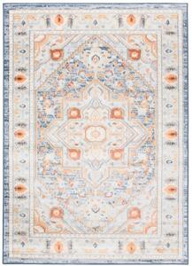 Makro Abra Kusový koberec MIA 4464A Klasický krémový modrý Rozměr: 80x150 cm