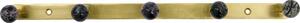 Kovový věšák Ball Black 35 cm
