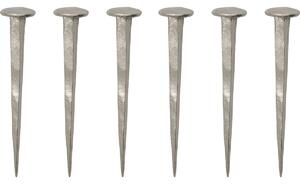 Designový háček Wall Nail Silver – set 6 ks