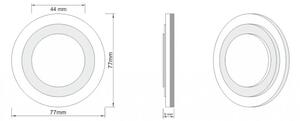 LDST LI-01-SS-BC8 - Osvětlení schodiště LILI 8xLED/1,2W/230V