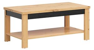 OSTIA konferenční stolek LAW/120, dub artisan/černý lesk