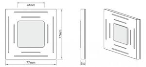 LDST SP-01-SS-BC8 - Osvětlení schodiště SPACE 8xLED/1,2W/230V