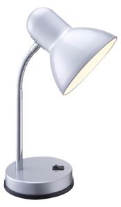 Globo 2487- Stolní lampa BASIC 1xE27/40W/230V stříbrná