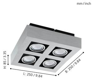 Eglo 91355 - LED Bodové svítidlo LOKE 1 4xGU10-LED/5W/230V