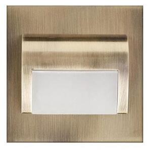 LED Schodišťové svítidlo DECORUS LED/1,2W/12V 3000K mosaz
