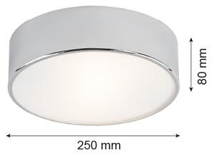 Argon 3083 - Stropní svítidlo DARLING 2xE27/15W/230V pr. 25 cm stříbrná