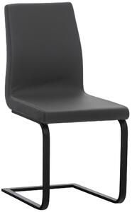 Jídelní židle Belley ~ kovové nohy černé - Šedá