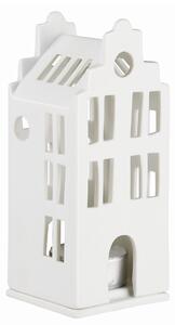 Porcelánový svícen domeček Townhouse 13,5 cm