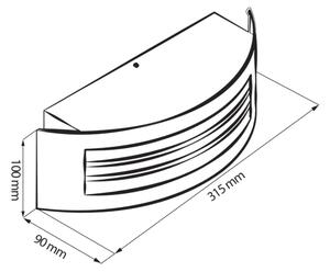 Venkovní svítidlo SITOM 1xE27/14W/230V IP44
