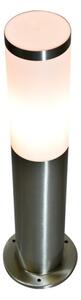 Venkovní lampa LIVIA 1xE27/10W/230V 45 cm IP44 stříbrná