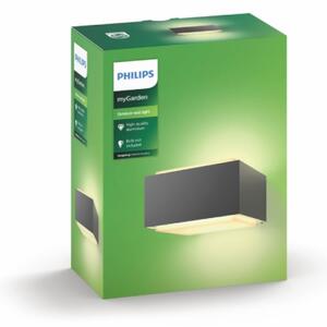 Philips 17337/93/PN - Venkovní nástěnné svítidlo MYGARDEN HEDGEHOG 1xE27/42W/230V IP44